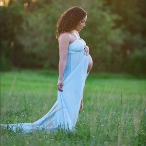 Maternity Strapless Maxi | Photography Dress